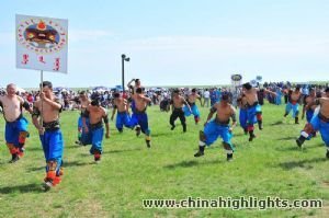 ナダム草原の観光祭り ナダム草原の観光祭り