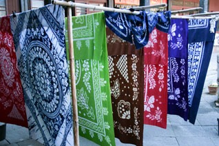 elaborate batik crafts