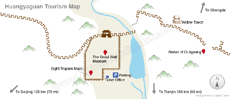 万里の長城 場所