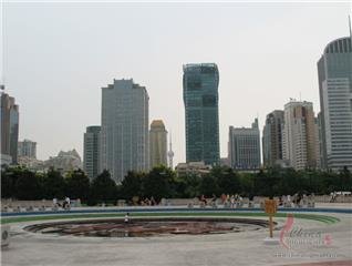 上海人民広場 園林式の広場